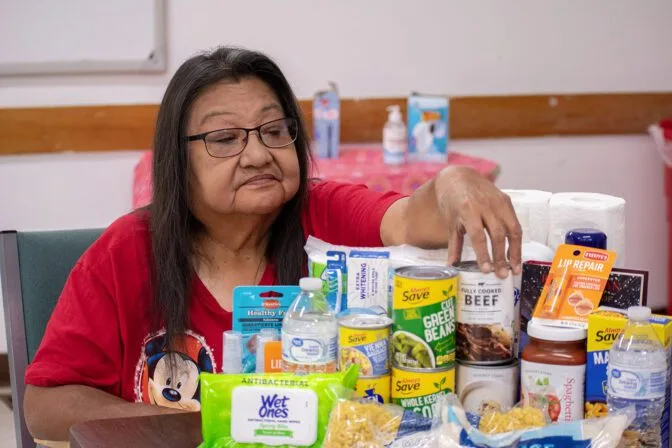 Standing Rock Elders Stock up on Supplies for Winter