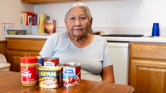 Oglala Elder Grateful for Food Pantry Support