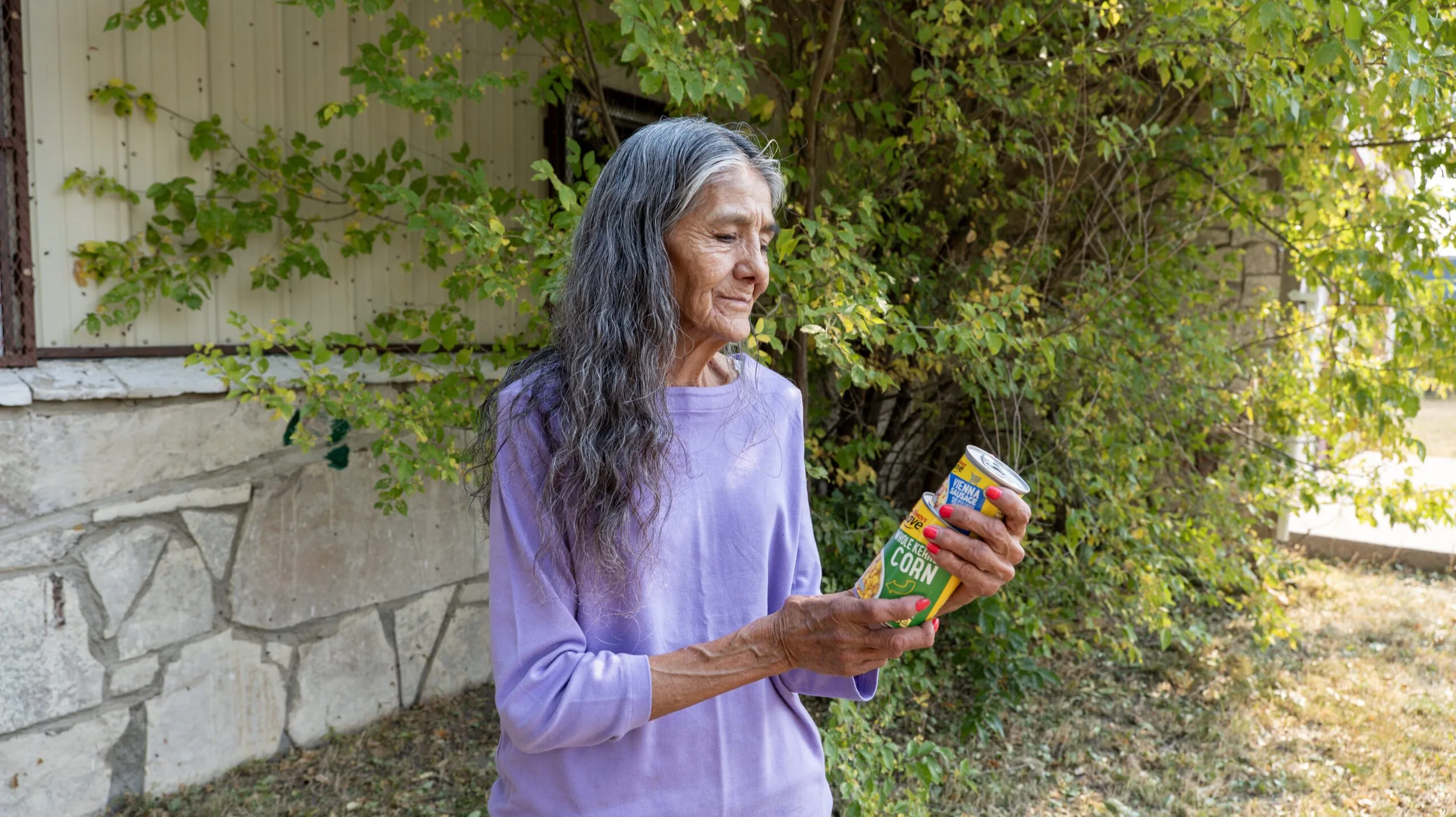 Emergency Food Boxes Help Native Elders of the Oglala Sioux Tribe