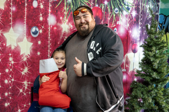 Eagle Butte Family Brings Home Christmas Joy